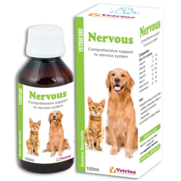 Vetrina Vetricare Nervous Syrup for Dogs and Cats 100ml