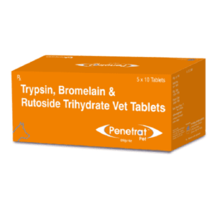 Penetrat Pet Trypsin Bromelain Rutoside Tablets
