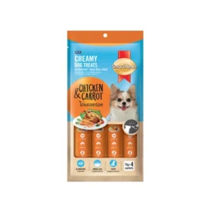 SmartHeart Chicken & Carrot Dog Creamy Treat 60gm