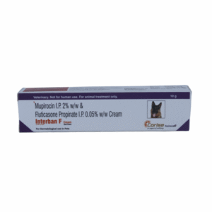 Interban F (Mupirocin Fluticasone) Cream 10g