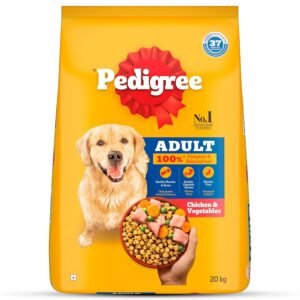 Pedigree Adult Dry Dog Food, Chicken & Vegetables 20kg