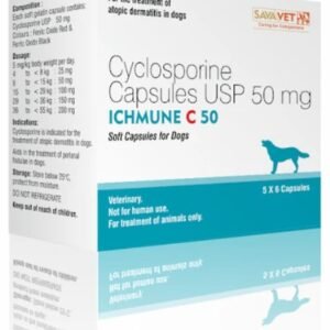 Ichmune C (Cyclosporine) Tablet for Dogs 50mg