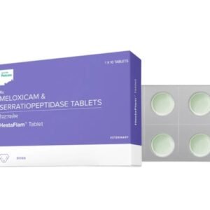 Hestaflam Tablet (Meloxicam & Serratiopeptidase) for Dogs and Cats