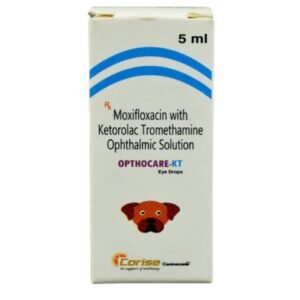 Opthocare KT (Moxifloxacin Ketorolac) Eye Drops for Dogs & Cats 5ml