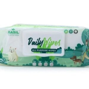 Basil Daily Wipes - All Purpose Wet Wipes (80 pcs)