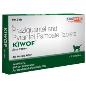 Kiwof Cat Deworming Tablet (pack of 10 tablets)