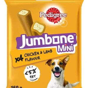 Pedigree Jumbone Mini Adult Dog Treat, Chicken & Lamb 160 gm