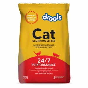 Drools Lavender Scented Clumping Cat Litter 10kg