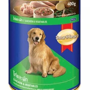 SmartHeart Chicken With Vegetables Adult Canned Wet Dog Food 400gm