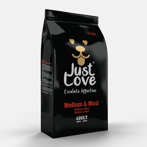 Justlove Medium & Maxi Adult Premium Dog Food 1.5kg