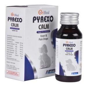 Pyrexo Calm Fever & Pain Drops for Dogs & Cats 60ml