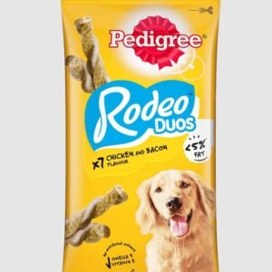 Pedigree Rodeo Duos Adult Dog Treat, Chicken Stick & Bacon - 123 G Pack (7 Treats)