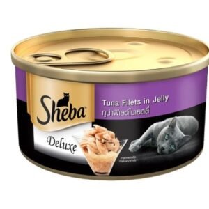 Sheba Pure Tuna Filets in Jelly Premium Cat Wet Food 85gm Can