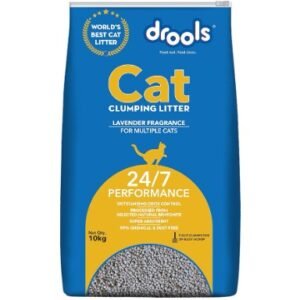 Drools Lavender Scented Clumping Cat Litter 10kg
