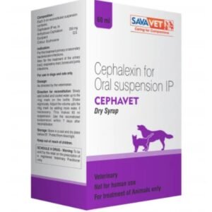 Cephavet (Cephalexin) Dry Syrup for Dogs and Cats 60ml