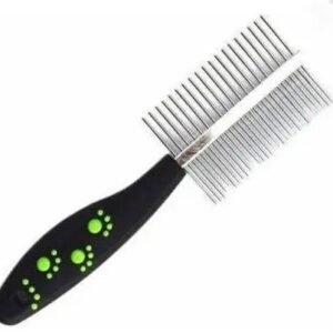 Comb Plastic Handle Double Sided