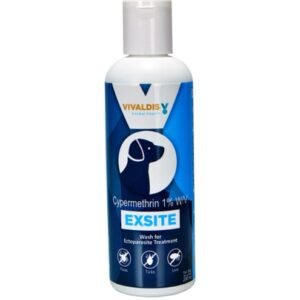 Exsite (Cypermethrin) Anti tick & flea Shampoo for Dogs (200ml)