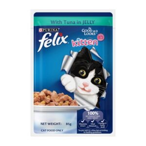 Felix Pouch Kitten Tuna Flavour 85Gm