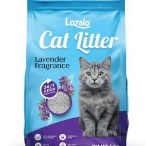 Lozalo Cat Litter- 5Kg | Lavender Fragrance