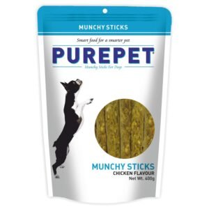 Purepet Munchy Sticks Chicken 400Gm