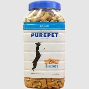 Purepet Treat Biscuits Milk Flavour Jar 800Gm