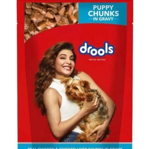 Drools Puppy Wet Dog Food, Real Chicken & Chicken Liver Chunks In Gravy, 150 G