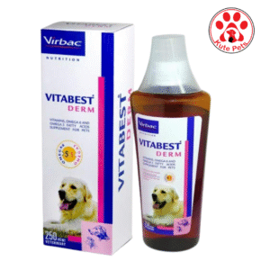 Virbac Vitabest Derm Omega 3+6 Syrup for Dogs and Cats (250ml)