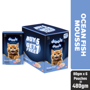 Drools Ocean Fish Mousse Cat 80gm(5+1)Pc