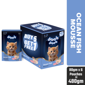 Drools Ocean Fish Mousse Kitten 80gm (5+1)Pc