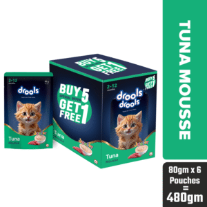 Drools Tuna Mousse Kitten 80gm (5+1) Pc