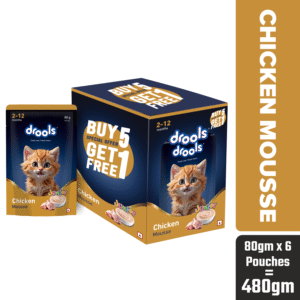 Drools Chicken Mousse Kitten 80gm (5+1)Pc