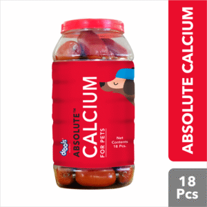 Drools Absolute Dog Supplement Calcium Sausage Jar - 18 Pieces