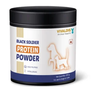 Vivaldis Black Soldier Protein Powder for Dogs and Cats (200g)