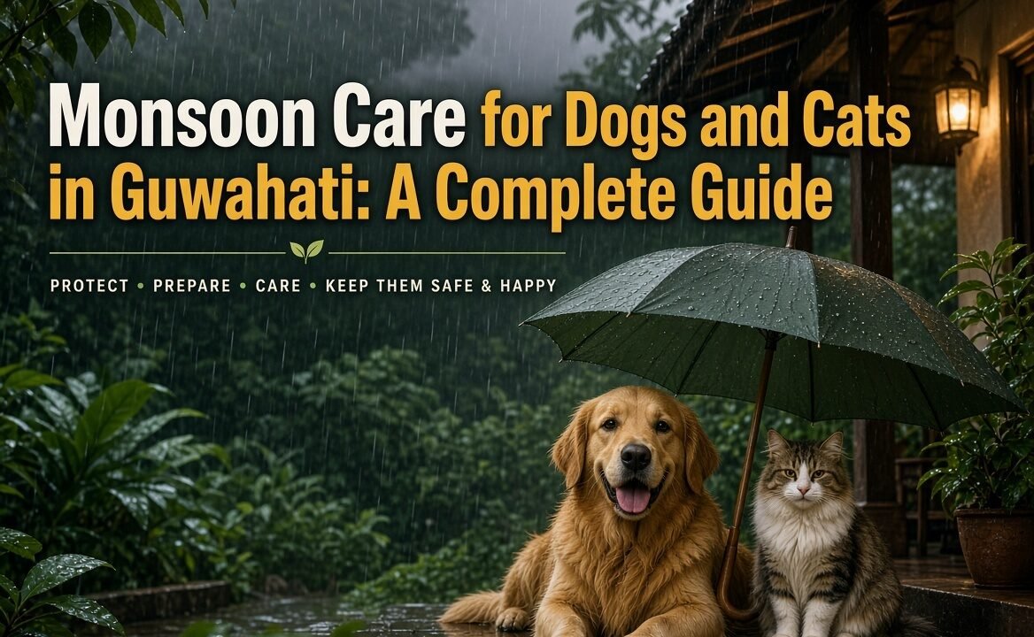 Monsoon Care for Dogs and Cats in Guwahati: A Complete Guide
