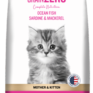 Signature Grain Zero Mother and Kitten Cat Dry Food Ocean Fish, Sardine and Mackerel 3kg